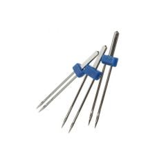 Nervür İğnesi Çift iğne  Üçlü Set 2mm - 3mm - 4mm