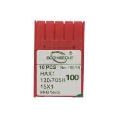 ECO NEEDLE Ev Tipi Dikiş Makine İğnesi 16 Numara HAX1 16 (10 Adet)