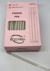 Eco Pen Frixion Isı ile Uçan Kalem Beyaz (100 Adet) Kutu