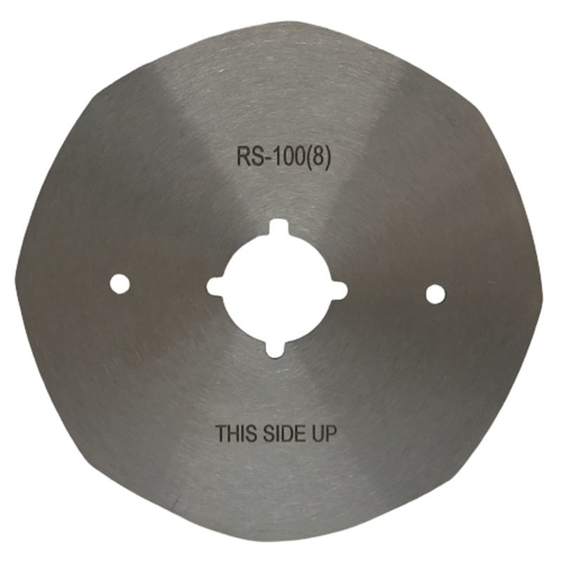 Yuvarlak Bıçaklı Kumaş Kesim Motoru Bıçağı 8 Köşe (Çap 10cm)