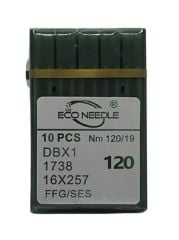 ECO NEEDLE Düz Makine İnce Dip Dikiş İğnesi (DBX1) SES 19/120 (10 Adet)