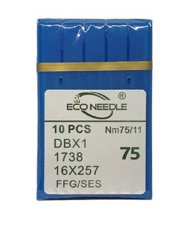 ECO NEEDLE Düz Makine İnce Dip Dikiş İğnesi / DBX1 SES 11/75 (100 Adet)