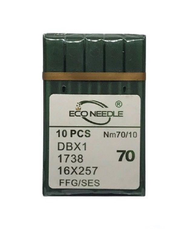 ECO NEEDLE Düz Makine İnce Dip Dikiş İğnesi / DBX1 SES 10/70 (100 Adet)
