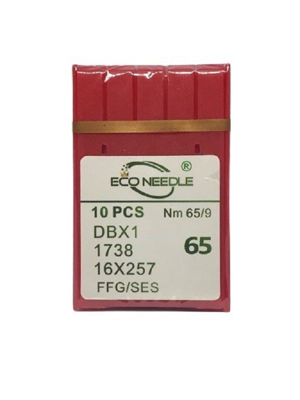 ECO NEEDLE Düz Makine İnce Dip Dikiş İğnesi / DBX1 SES 9/65 (10 Adet)