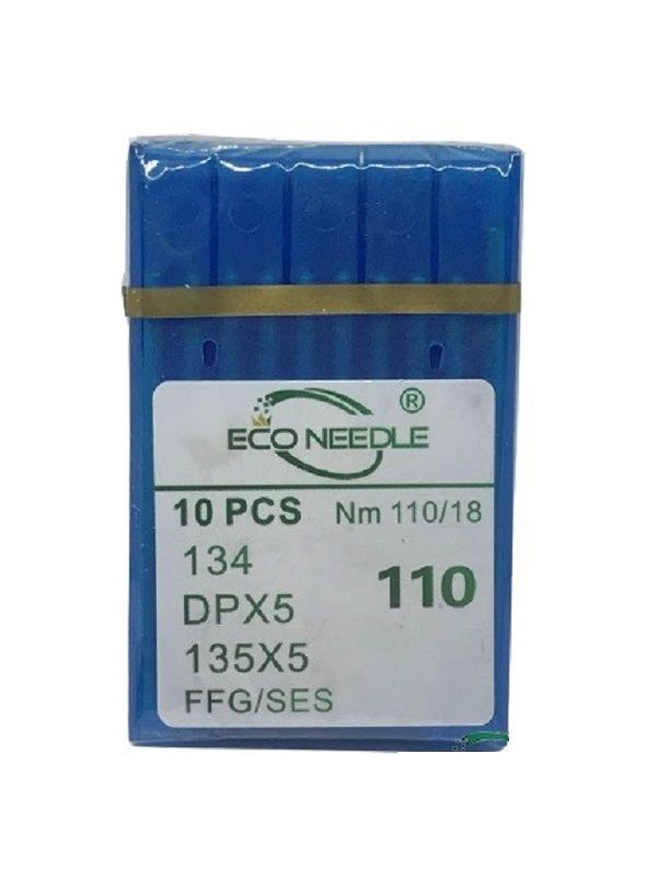 Eco Needle Düz Kalın Dip Dikiş İğnesi / DPX5 SES 18/110 (100 Adet)