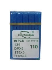 Eco Needle Düz Kalın Dip Dikiş İğnesi / DPX5 SES 18/110 (100 Adet)