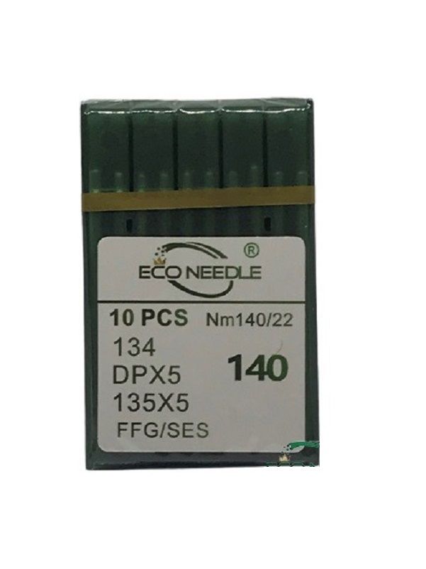 Eco Needle Düz Kalın Dip Dikiş İğnesi / DPX5 SES 22/140 (100 Adet)