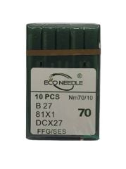 Eco Needle Overlok Dikiş İğnesi/ DCX27 SES 10/70 (10 Adet)