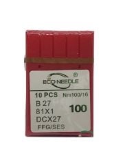 Eco Needle Overlok Dikiş İğnesi / DCX27 SES 16/100 (10 Adet)