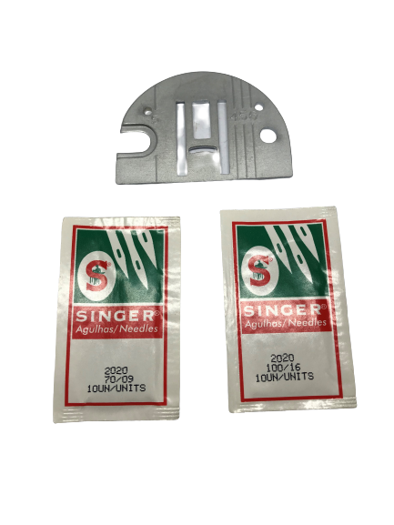 Singer Uyumlu 1301 İğne Plaka ve No.9 - No.16 Singer Uyumlu İğne (20 Adet)