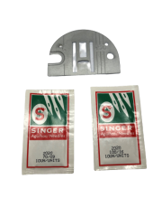 Singer Uyumlu 1301 İğne Plaka ve No.9 - No.16 Singer Uyumlu İğne (20 Adet)