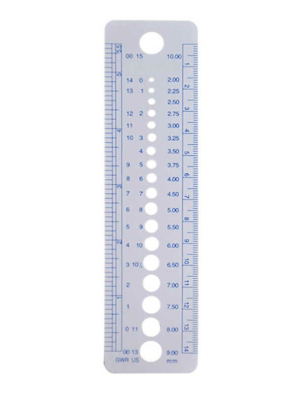 Örgü Şişleri Ölçüm Cetveli