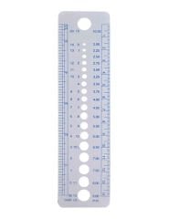 Örgü Şişleri Ölçüm Cetveli