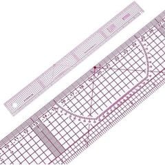 Fransız Eğrisi Çok Amaçlı Düz Terzi Cetvel A55