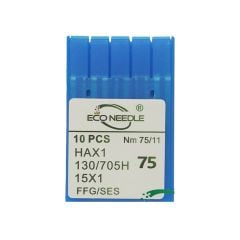 ECO NEEDLE Ev Tipi Dikiş Makine İğnesi 11 Numara HAX1 11 (100 Adet)