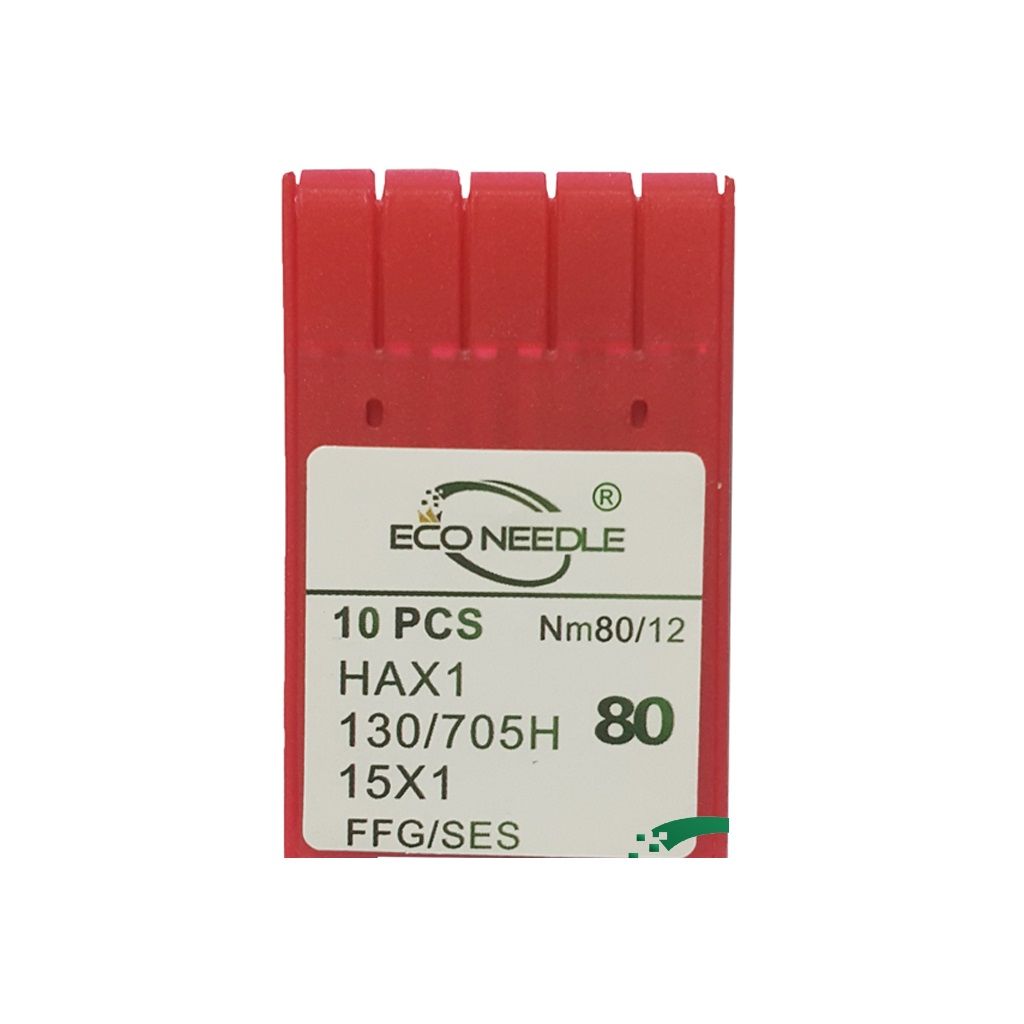 ECO NEEDLE Ev Tipi Dikiş Makine İğnesi 12 Numara HAX1 12 (100 Adet)