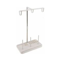 Ev Tipi Dikiş Makine Çardak 3'lü İplik Sehpası Metal Beyaz