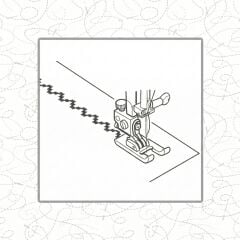 Janome 9mm Aplike - Saten Dikiş Ayağı 859813000