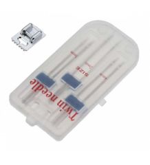 Janome Singer Uyumlu Zetina Bernina Nervür Ayak ve İğne Set Takım
