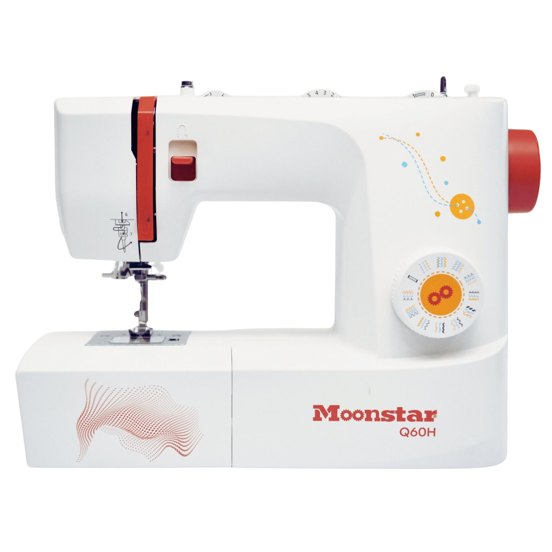 Ev Tipi 32 Desenli Düz Dikiş , Zikzak ve Piko Makinesi / Q60H